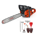 24" 68CC Gasoline Chainsaw Cutting Wood Gas Sawing Aluminum Crankcase Chain Saw