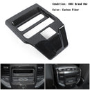 Carbon Fiber Rear Control Panel Air Vent Cover Trim For Ram 2018+ Generic