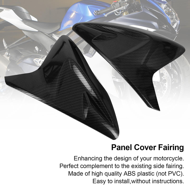 Gas Tank Side Cover Fairing Carbon Look For SUZUKI GSXR 600 750 2011-2019 Generic