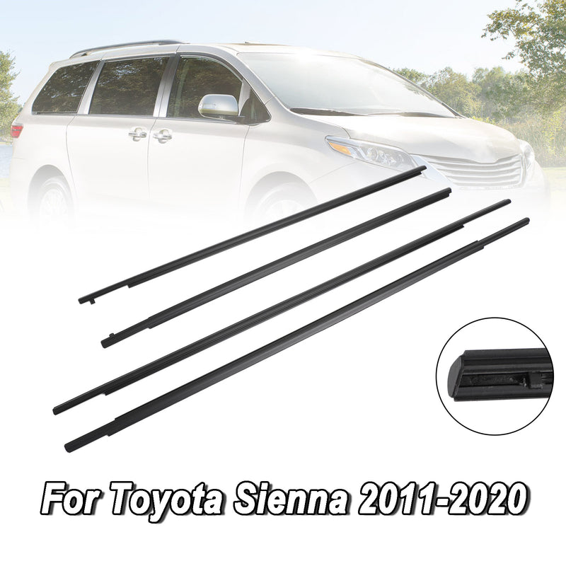 Toyota Sienna 2011-2020 Car Window Weatherstrip Seal Belt Moulding