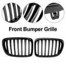 BMW X1 E84 2009-2014 SUV Gloss Black Front Hood Kidney Grill Grille