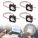 Brushless DC Cooling Blower Fan 12V 0.1A 2510B 25x25x10mm 2 Pin Wire