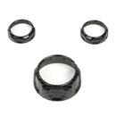 Air Condition Knob Cover For Wrangler JK 11-17 Compass Patriot 10-16 Black/Carbon Generic