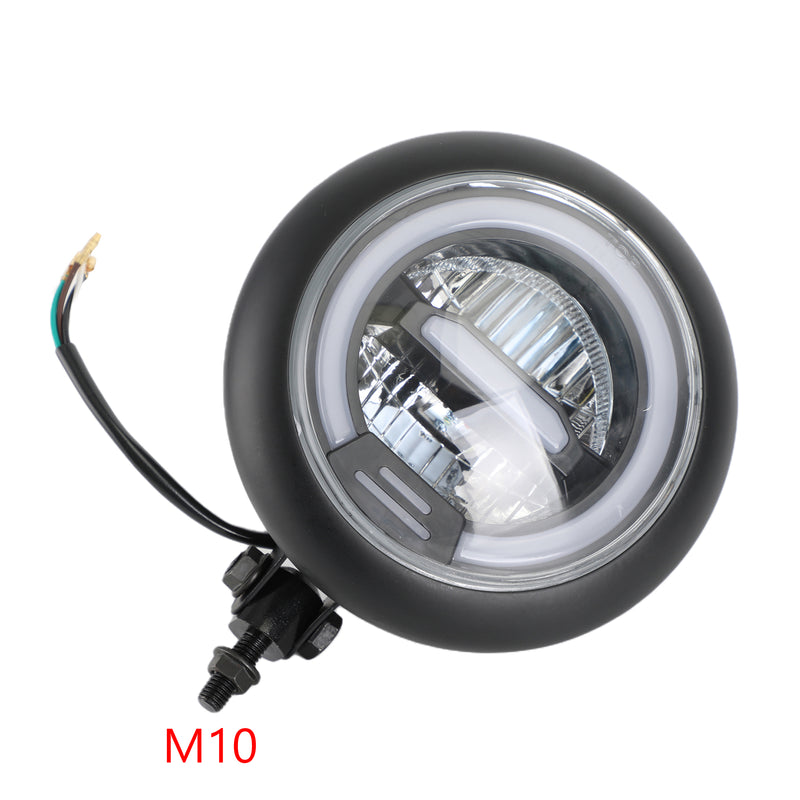 7 inch Motorcycle LED Headlight Round Projector for Cafe Racer Chopper Criuser Generic