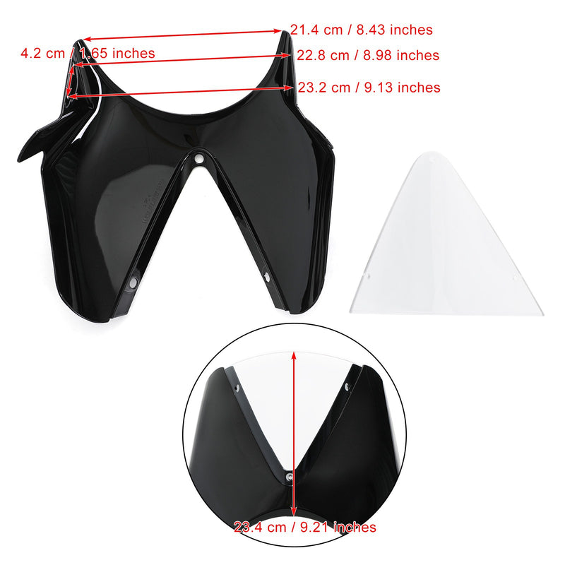 ABS Plastic Motorcycle Windshield WindScreen for Yamaha XSR700 XSR900 2020 Generic