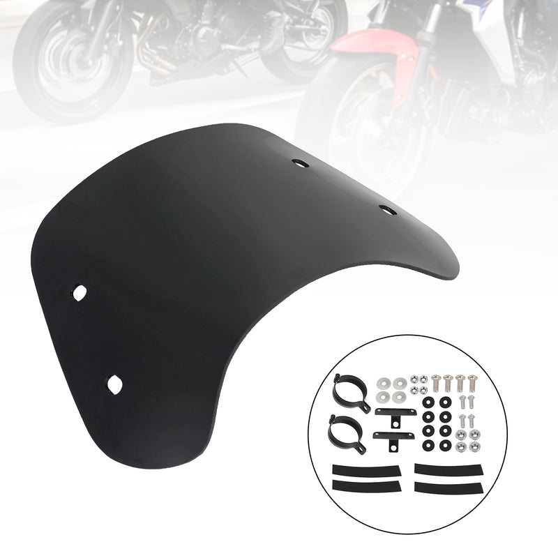 motorcycle with 52-60mm front fork Universal Windshield WindScreen