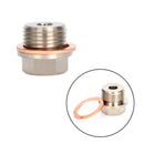 1/8" NPT to M14x1.5 Male Pressure Temperature Gauge Sender Adapter Generic