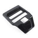 Carbon Fiber Rear Control Panel Air Vent Cover Trim For Ram 2018+ Generic