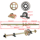 Various ATV Quad Go Kart Rear Live Axle Kit Sprocket Brake Wheel Brake Assembly
