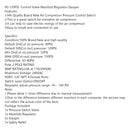 Universal Air Compressor Pressure Control Switch Manifold Regulator Fitting