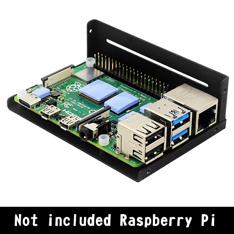 3.5 In Display Aluminum Alloy Case + LCD Screen Fit for Raspberry Pi 4 Model B
