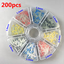 200PC Dental Glass Quartz Post Fiber Post Teeth Restorative 1.0 1.2 1.4 1.6mm