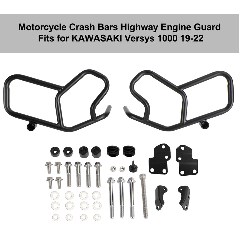 Kawasaki Versys 1000 19-22 Engine Guard Crash Bar Frame Protector Bumper
