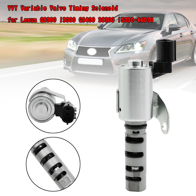 VVT Variable Valve Timing Solenoid for Lexus GS300 IS300 GS400 SC300 15330-46010 Generic