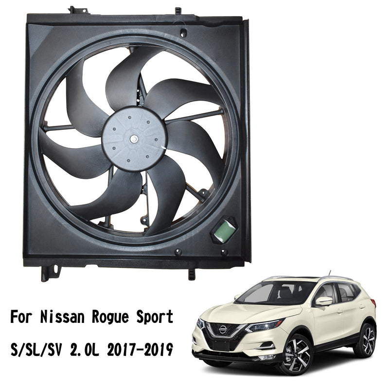 Nissan Rogue Sport 2.0L 2017-2019 214816MA0A Radiator Cooling Fan Assembly Generic