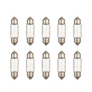 10x For NARVA 17316 Car Auxiliary Bulbs SV8.5 12V10W Generic