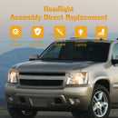 Chevrolet Tahoe 2007-2014 Chrome Housing Clear Headlights Assembly
