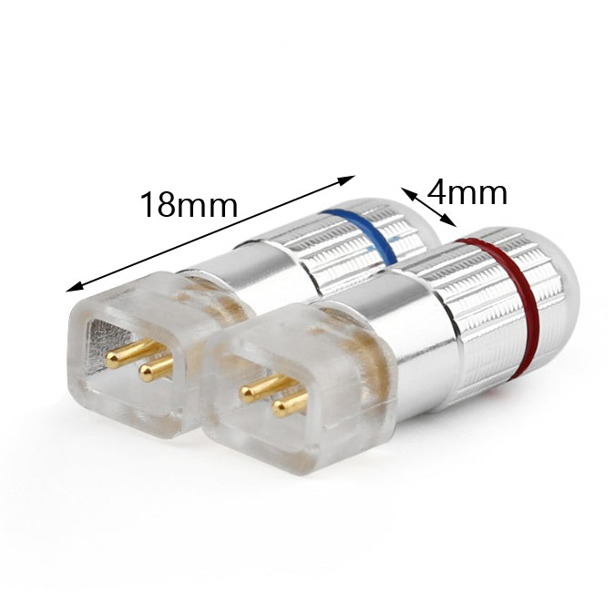 5PCS 0.78mm Earphone Pins Solder Wire Connector For UE18PRO UE11PRO 7PRO Chrome