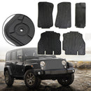 Floor Mats Liners for 2018-2020 Wrangler JL 4-Door Unique TPE Generic