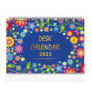 2023.1-2023.12 Month To View Stand Up Desk Office Top Calendar Planner