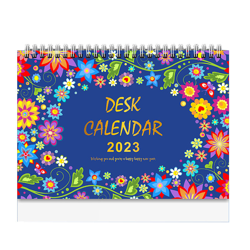 2023.1-2023.12 Month To View Stand Up Desk Office Top Calendar Planner