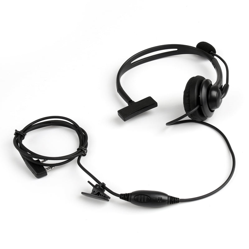 Overhead Headphone Headset For Kenwood Puxing Wouxun Baofeng 2-Way Radio