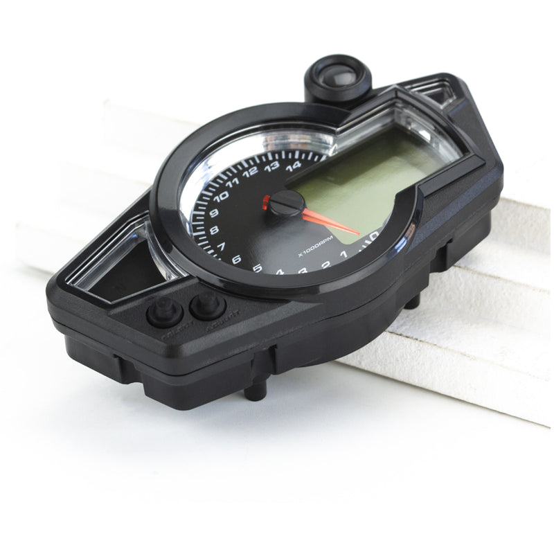 Tachometer Motorcycle Universal Digital Lcd 1-6 Gear Odometer Speedometer Generic