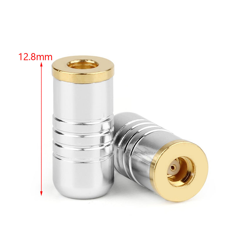 5PCS MMCX Female Earphone Plug Audio Connector For UE900 SE535 SE215 W30 Chrome