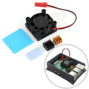 Double Dual Cooling Fan Square Fan Module With Heatsink for Raspberry Pi 4B 3B+