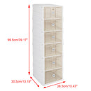 2-9 Pair No-Installation Shoe Storage Cabinet Drawer Box Plastic Frame Shoe Box