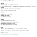 Side Infill Mid Panel Fairing Covers fit for BMW R1200GS/ADV LC R1250GS/ADV Generic