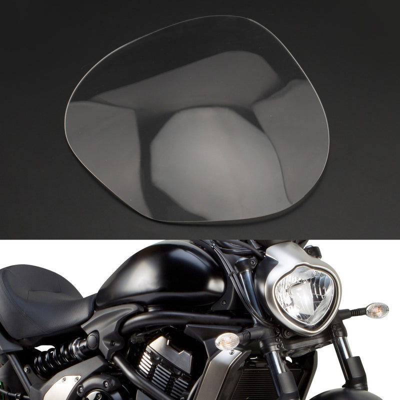 Front Headlight Lens Protection Cover Fit For Kawasaki Vulcan S 2015-2021 Smoke Generic