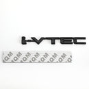 3D Metal i-VTEC Car Trunk Rear Turbo Fender Emblem Badge Decals Stickers Silver Generic