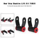 Rear Drop Shackles Lift Kit 710515 For Chevy Silverado GMC Sierra C1500 1988-2018 Generic