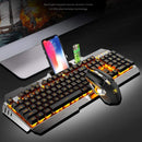 Backlit Wireless Gaming Keyboard Ergonomic Mouse Bundles Control PC Laptop