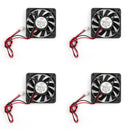 4Pcs DC Brushless Cooling Fan 12V 0.18A 6010s 60x60x10mm 2 Pin CUP Computer Fan