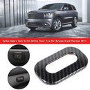 Carbon Memory Seat Switch Button Cover Trim For Durango Grand Cherokee 2011+ Generic