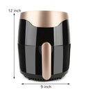 4.4QT,4L,high-capacity Air Fryers Oven Oilless Cooker with LCD Digital Screen