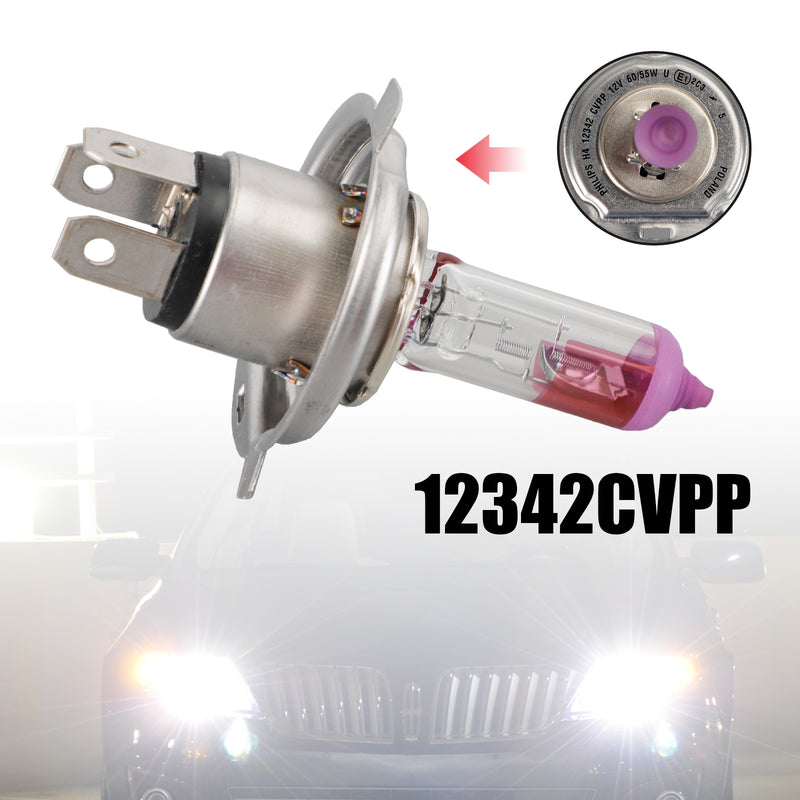 For Philips 12342CVPP Car Standard Halogen Headlight H4 12V60/55W P43t