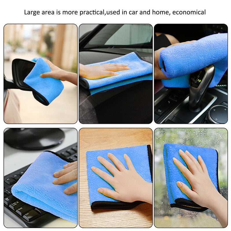 Quick Drying Extra Thick Rags Softer Absorbent Car Cleaning Towels Generic