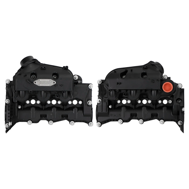 LH+RH 2014-2016 Land Rover LR4 V6 3.0L Petrol Engine Valve Cover w/ gasket Bolts