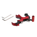 Archery 3 Finger Grip Caliper Arrow Release Aids Aluminum Compound Bow Hunting
