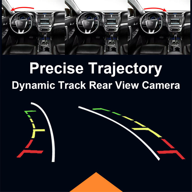 Car Wireless Trajectory Dynamic Moving Guide Line Rear View Reverse Camera