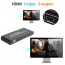4K*2K Ultra HD HDMI 4 Way Splitter Hub 1 in 4 out Duplicator 3D Full HD with US Plug
