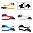Long Brake Clutch Levers For Yamaha YZF R1 YZF R6 FZ1 FAZER R6S Black
