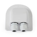 RV Caravan Boat Double Wire Cable Entry Gland Box Roof Solar Panel Junction Box