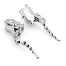 Skull 7/8'' 22mm Pair Motorcycle Hydraulic Brake Master Cylinder & Clutch Lever S