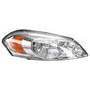 2014-2016 Chevrolet Impala Limited Chrome Housing Clear Amber Headlights Assembly