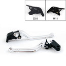 Long Brake Clutch Levers For Ducati Hypermotard 1100/SP 2007-2012 Black Generic