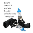53060XU For GE Halogen Megalight Lamp UP TO +90% 12V 60W HB3 Generic